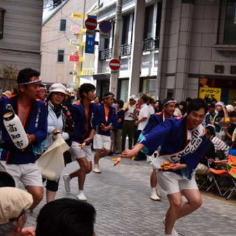 よさこい祭りと三山ひろし