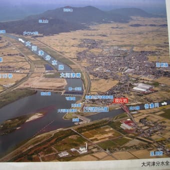 信濃川から西川への流れ！