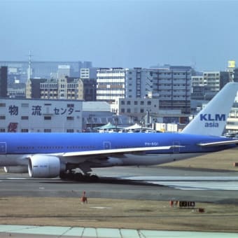 ２０１４年２月 福岡空港 KLMオランダ航空 Boeing777-200