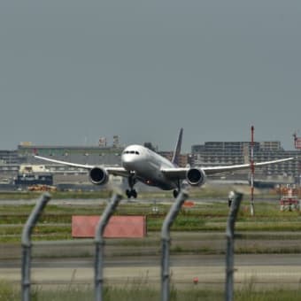 福岡空港で飛行機の撮影