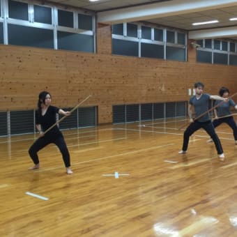 女性は武道を、男性はペアダンスを