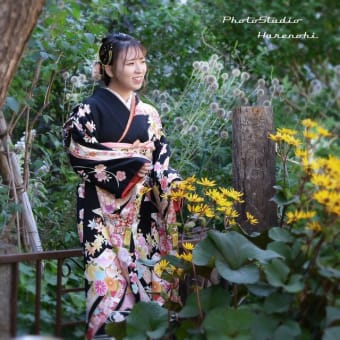 9/10　妖精が住む素敵ガーデンで成人式ロケ♫　札幌写真館ハレノヒ
