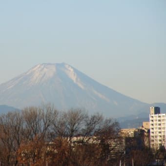 懲りずに今朝の富士山