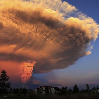 火山パブロワの活動・・・アラスカ航空の便に影響