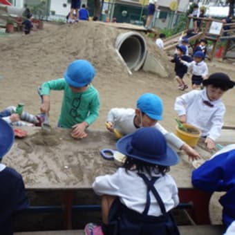 あお　３歳児　チューリップ・園庭遊び☆