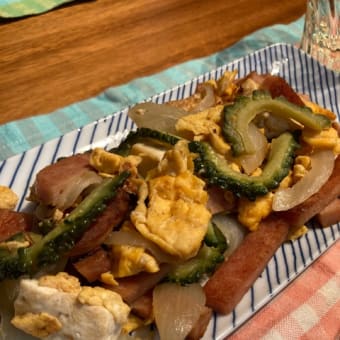 ゴーヤーチャンプルーでご飯
