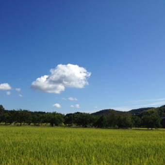 吉備路の 秋空