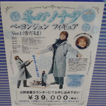 番外：ぺヨンジュンフィギィアとミニュチュア