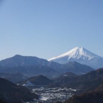 岩殿山で富士をみる・・・爺さんの山歩き