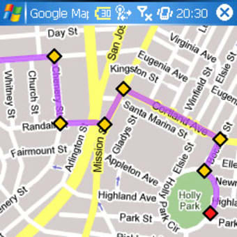 X01HTでGoogle Map