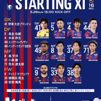 FC東京 vs G大阪 ＠味スタ【J1リーグ】