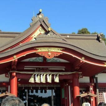 稲毛浅間神社に元朝参り