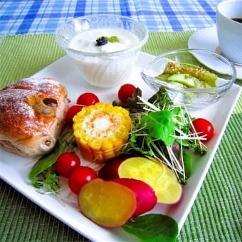 夏野菜をいただく