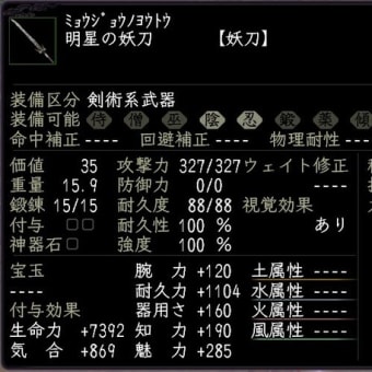 W8000の家臣一人目完成。