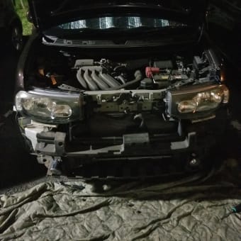 日産 キューブ Z12 フォグランプ後付け