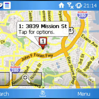 X01HTでGoogle Map