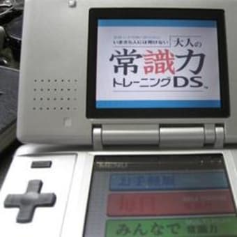 任天堂ＤＳ『大人の常識力トレーニング』