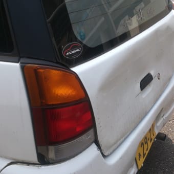 本日、納車(´∀｀)昨日、３台玉突き事故・・・(´；ω；｀)