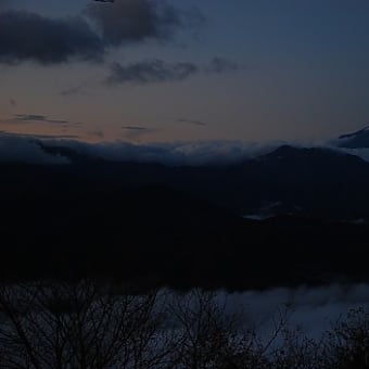 富士山　夜明け前
