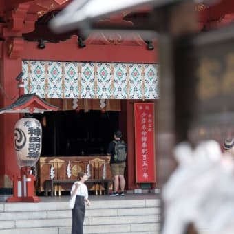【散歩】ドラマVIVANTロケ地になった神田明神に御茶ノ水駅から行ってみた Kanda Myojin Shrine 【4K/X-H2】