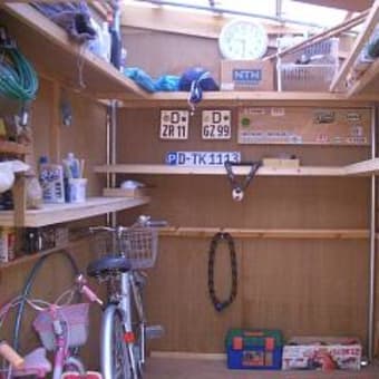 単車小屋の作製