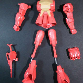 ガンプラ 旧キット 1/550 エルメス制作開始！ ～エルメスの