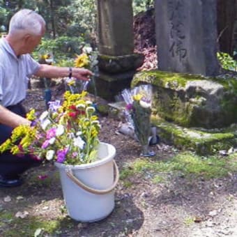 墓参りに行きました！