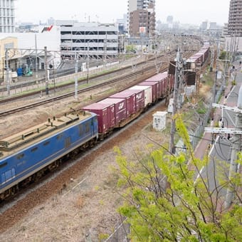 まだ[岡]の区名札が入ってました♪ EF65 1077 #13 - 鉄風味な