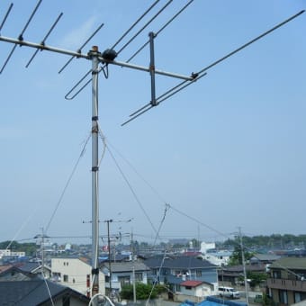野田市　地デジ＆スカパーアンテナ工事
