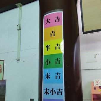 さて、今年のおみくじは...？