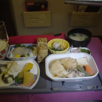 機内食　JAL　 成田　→　シドニー