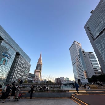 日曜日の新宿駅南口