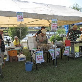 第３回鏡川こども祭（１０月７日）、美味しいもの出店その８・・・鴨部会