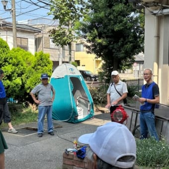 2024年9月8日本町小学校避難所運営委員会の避難訓練