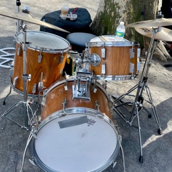 Played drums at Central Park after a very, very long time 