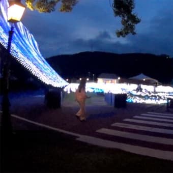 ハウステンボス　夜の噴水ショー