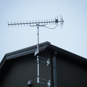 茨城県つくばみらい市　地デジアンテナ工事