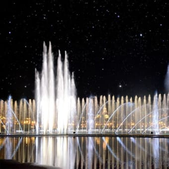 ハウステンボス　夜の噴水ショー