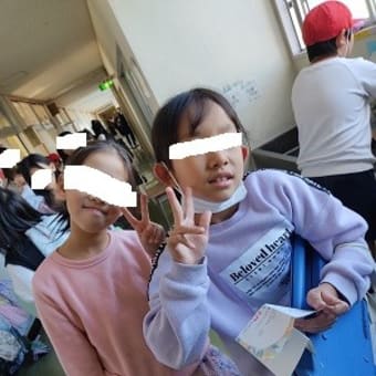 次女ちゃん、学習発表会