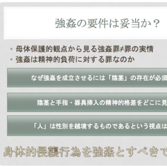 110年ぶりの強姦罪改正。今、私たちが思う事。