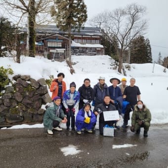 糸魚川市上南地区にて除雪活動を行いました！