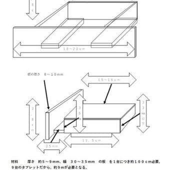 タブレット台作成