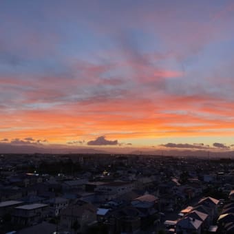 夕日がきれいだー