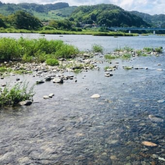 河川敷へキャンプの下見
