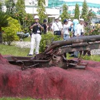 レイテ島の大砲