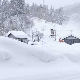 一面真っ白の銀世界❄️実家の写真が送られてきました😊♨️🗻✨