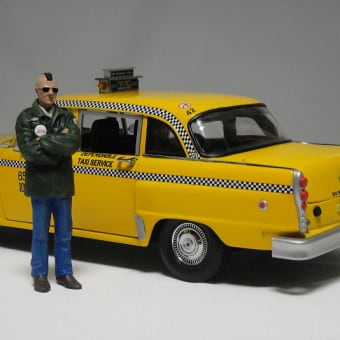 1/18 “タクシードライバー”フィギュア イエローチェッカーキャブ用（その2）1/18Custom figure for NY Yellow Checker Cab (Version M)