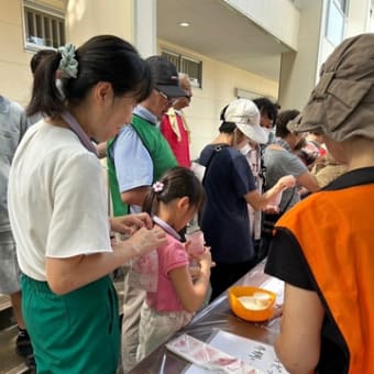 2024年9月8日本町小学校避難所運営委員会の避難訓練