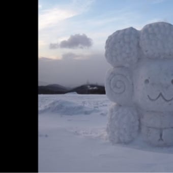 市民雪像ゆきまつりinだんパラ2日目(1)