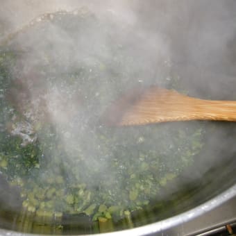 蕗の煮びたしと蕗の葉の炒め煮